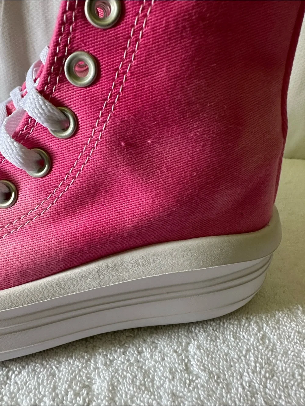 Converse Chuck Taylor All Star Move Hi Pink Kids 5 US Women’s 7 Platform